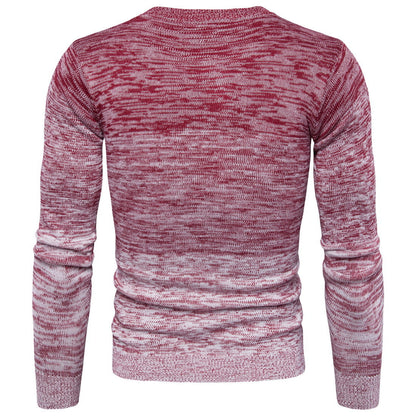 Herren Pullover Strick Modern Farbverlauf Trendy