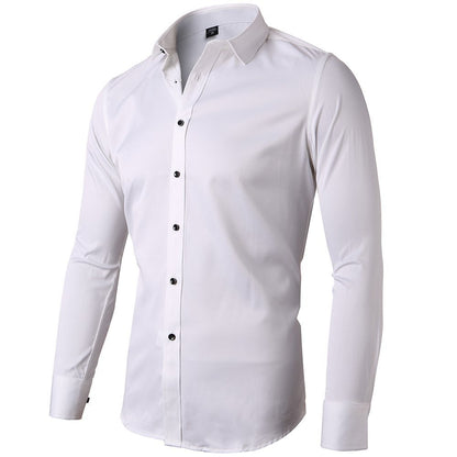Herren Langarmhemd Elegant Atmungsaktiv Casual - BerlinGlamour