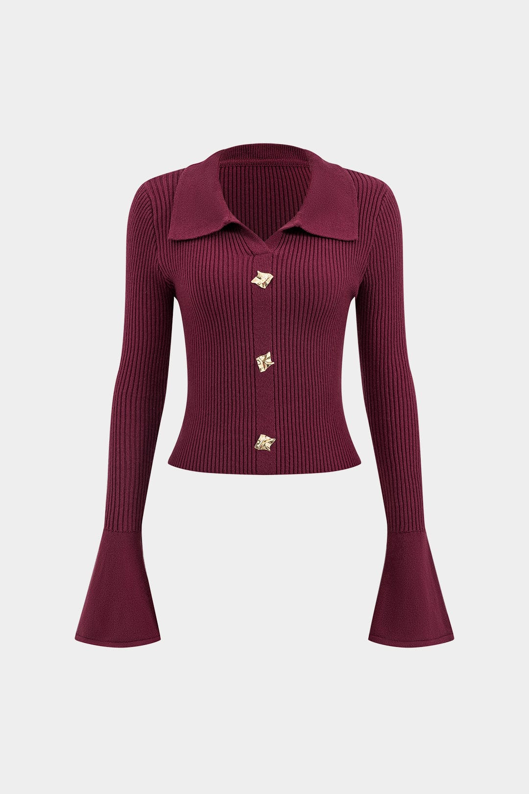 Frauen Zweiteiler Set Strick Volant Rock Elegent