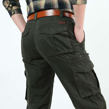 Herren Cargo-Hose Praktisch mit Viel Taschen
