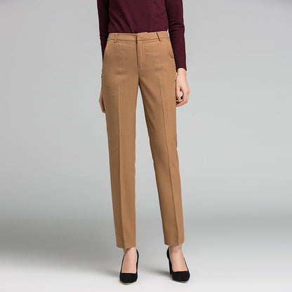 Damen Businesshose aus Stretchstoff Elegant Schwarz