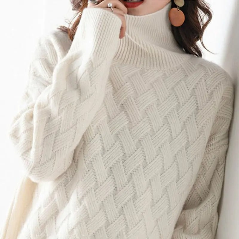 Kaschmir Pullover Weich Warm Damen