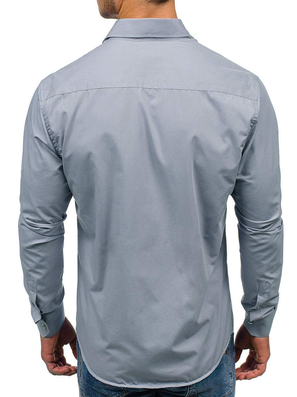 Herren Businesshemd Elegantes Bürohemd Slim Fit