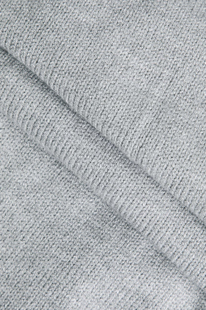 Strick-Set mit Kapuzenjacke und Schlaghose Warm