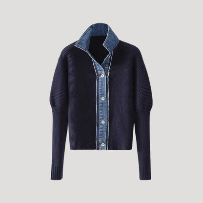 Damen Cardigan Jacke Frühjahr Lagenlook Modern - BerlinGlamour