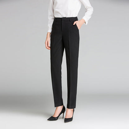 Damen Businesshose aus Stretchstoff Elegant Schwarz