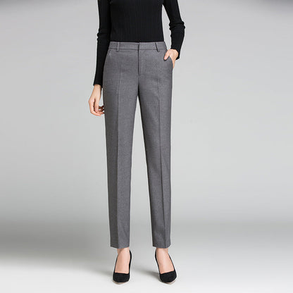 Damen Businesshose aus Stretchstoff Elegant Schwarz