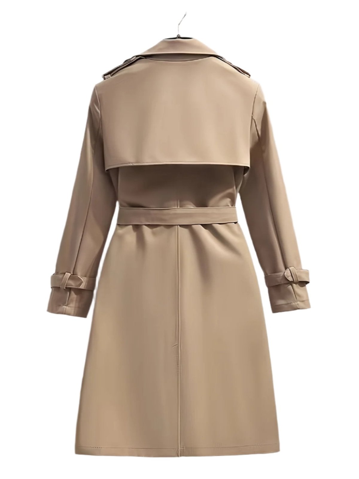 Damen Trenchcoat Doppelreihig Mit Gürtel Modern - BerlinGlamour