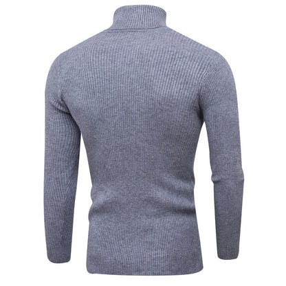 Herren Rollkragenpullover Weich Eleganter Strick Pullover