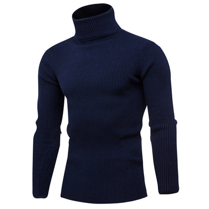 Herren Rollkragenpullover Weich Eleganter Strick Pullover