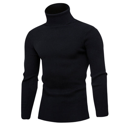 Herren Rollkragenpullover Weich Eleganter Strick Pullover