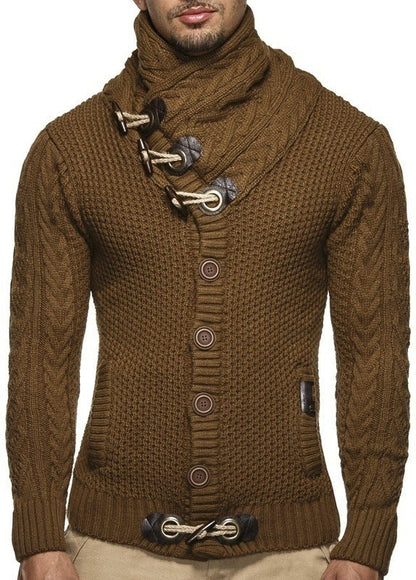 Herren Strickjacke Asymmetrisch Modern Trendig
