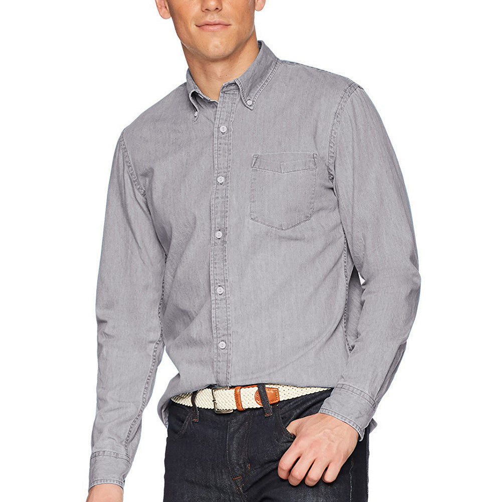 Herren Jeanshemd Modern Casual Style - BerlinGlamour