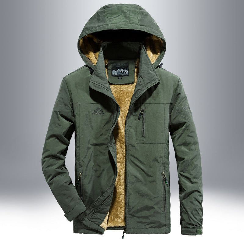 Herren Outdoor-Jacke Wetterfest Warm Isoliert Winter