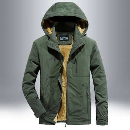 Herren Outdoor-Jacke Wetterfest Warm Isoliert Winter