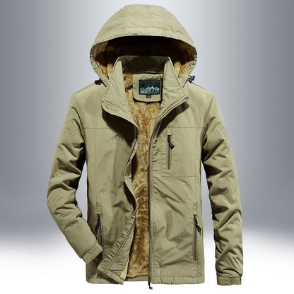 Herren Outdoor-Jacke Wetterfest Warm Isoliert Winter