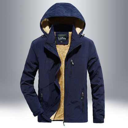 Herren Outdoor-Jacke Wetterfest Warm Isoliert Winter