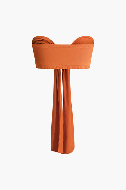 Elegantes Frauen Zweiteiler Set Schleifen Bikinihose