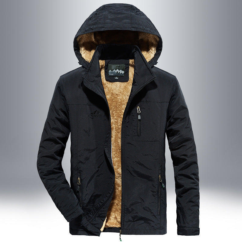 Herren Outdoor-Jacke Wetterfest Warm Isoliert Winter