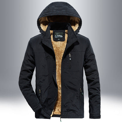 Herren Outdoor-Jacke Wetterfest Warm Isoliert Winter
