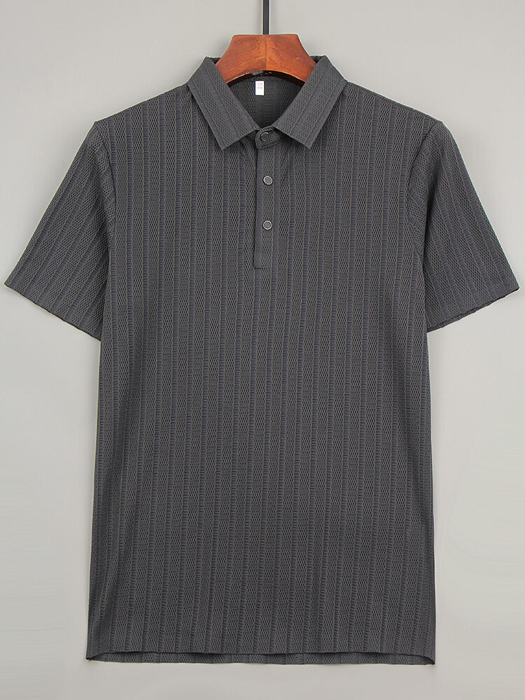Seiden Poloshirt Herren Elegantes Premium-Qualität