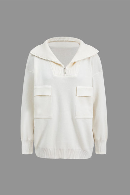 Damen Zweiteiler Set Oversized Pullover Minirock