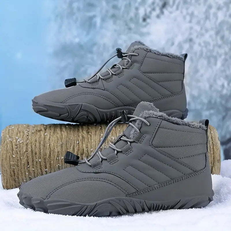 Wasserdichte Herrenschuhe Warm Plüschfutter Winterstiefel