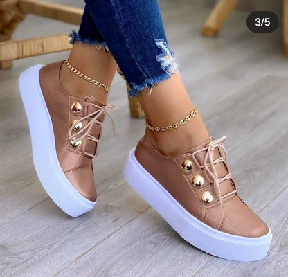 Damen Sneaker Heidi Style Trendschuhe - BerlinGlamour