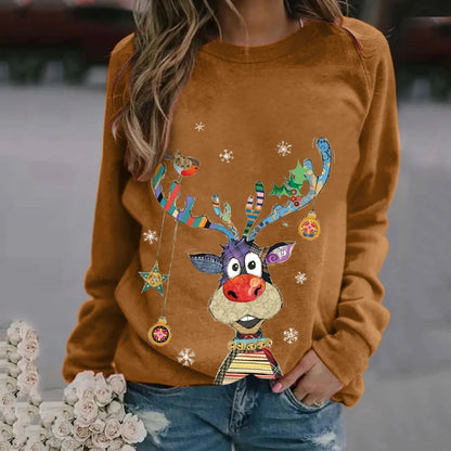 Weihnachtspullover von BerlinGlamour mit Rundhalsausschnitt