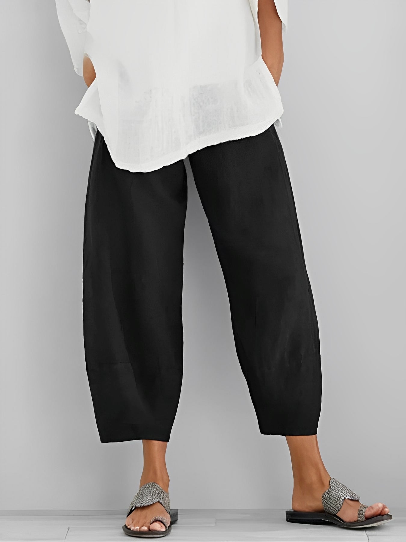 Bequeme Leinenhose Lässig Sommer