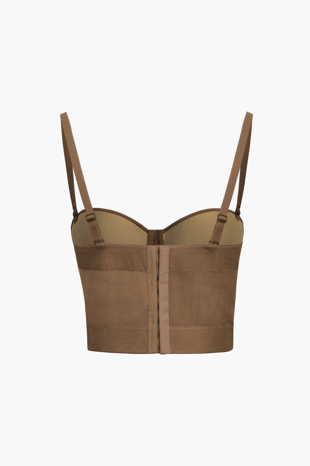 Bustier-Top Figurbetont Mit Bügel-Cups und Mesh-Struktur