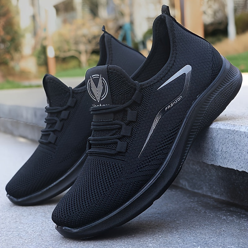 Schwarze Herren Sneaker Slip-On bequem mit Ergonomie-Sohle
