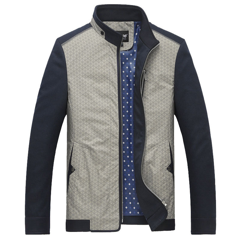Herren Freizeitjacke mit geometrischem Muster Trendig