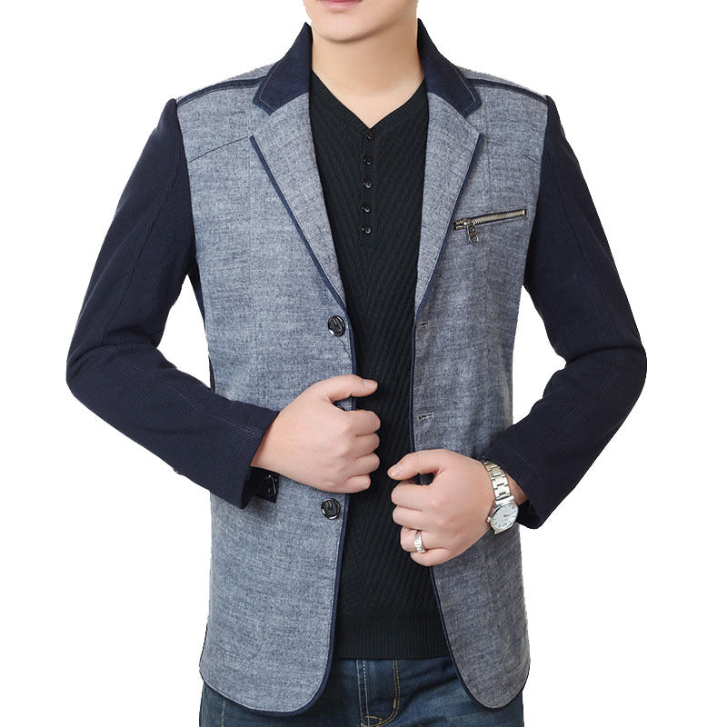 Mann Blazerjacke Sportlich Modern Slim Fit