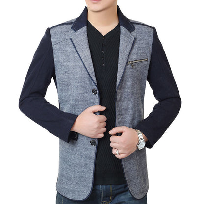 Mann Blazerjacke Sportlich Modern Slim Fit