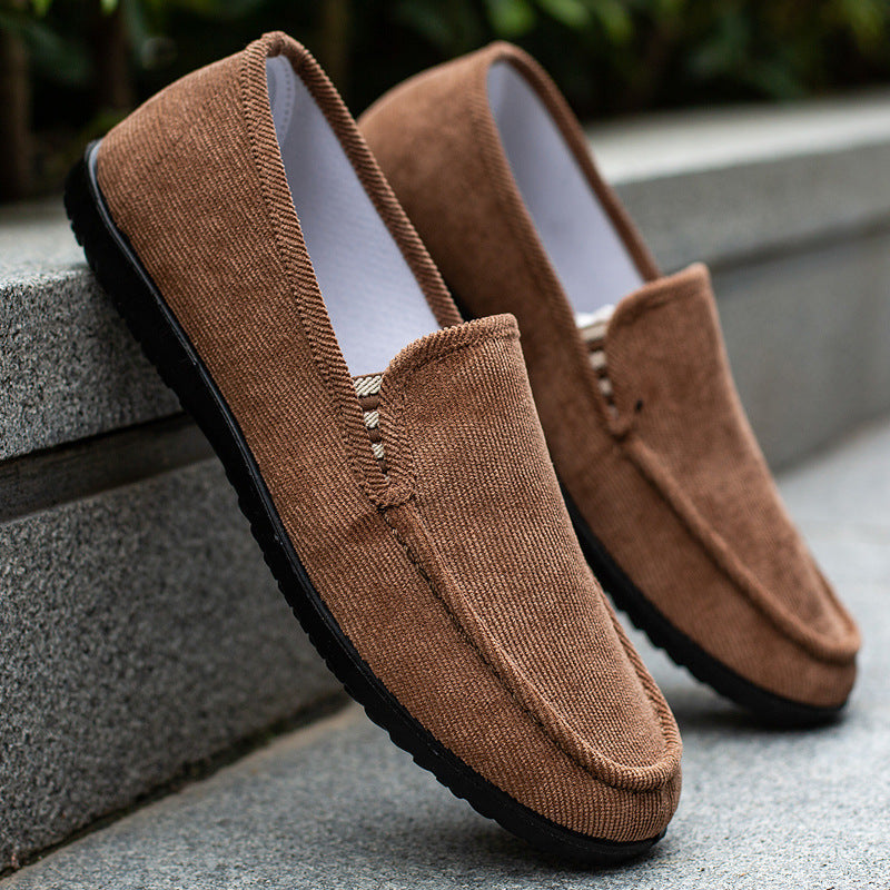 Herren Loafers Corduroy Bequem Antirutsch - BerlinGlamour