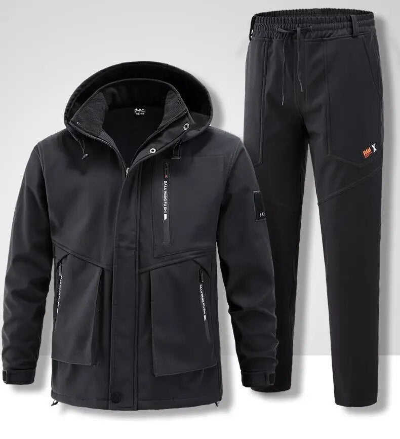 Herren Outdoor-Set Fleece Warm Funktionell