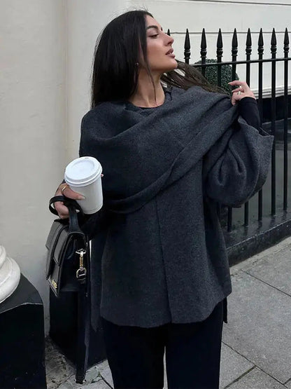 Ella | Elegante Cape-Jacke – Zeitloser Stil und Vielseitige Eleganz Zendoo.de