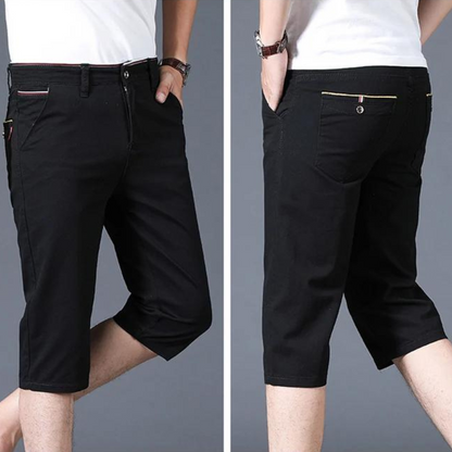 Herren 3/4 Shorts Sommer Leicht Freizeit