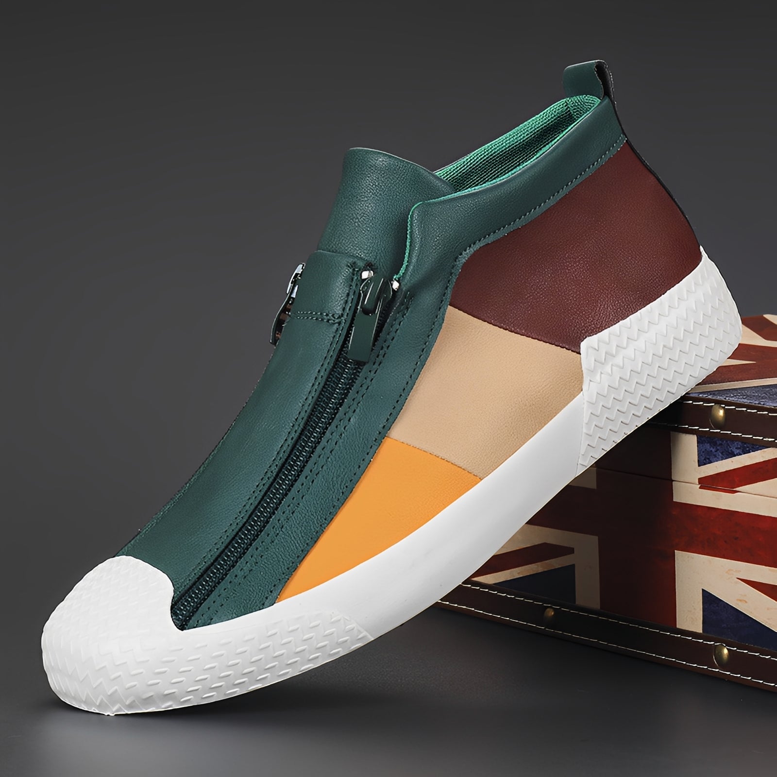 Herren Sneaker Colour Blocking Schuhe Modern - BerlinGlamour