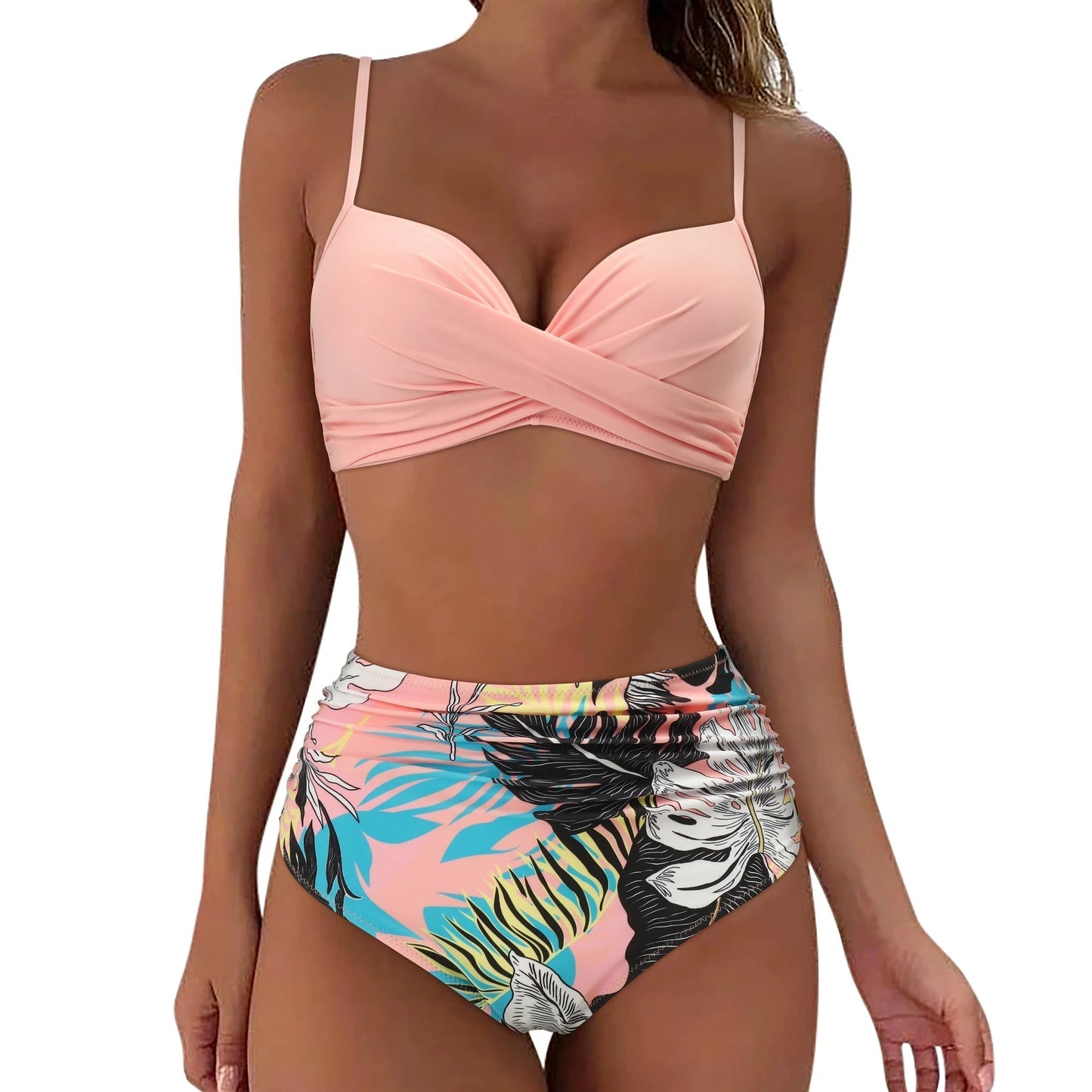 Bikini Gepolstert Elegant Damen Schwimmbekleidung