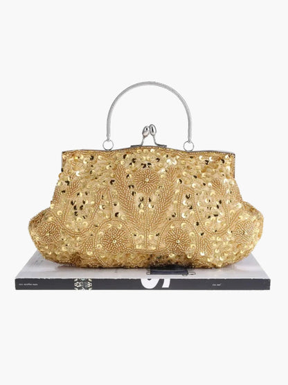 Bestickte Handtasche Vintage Stil Frauen