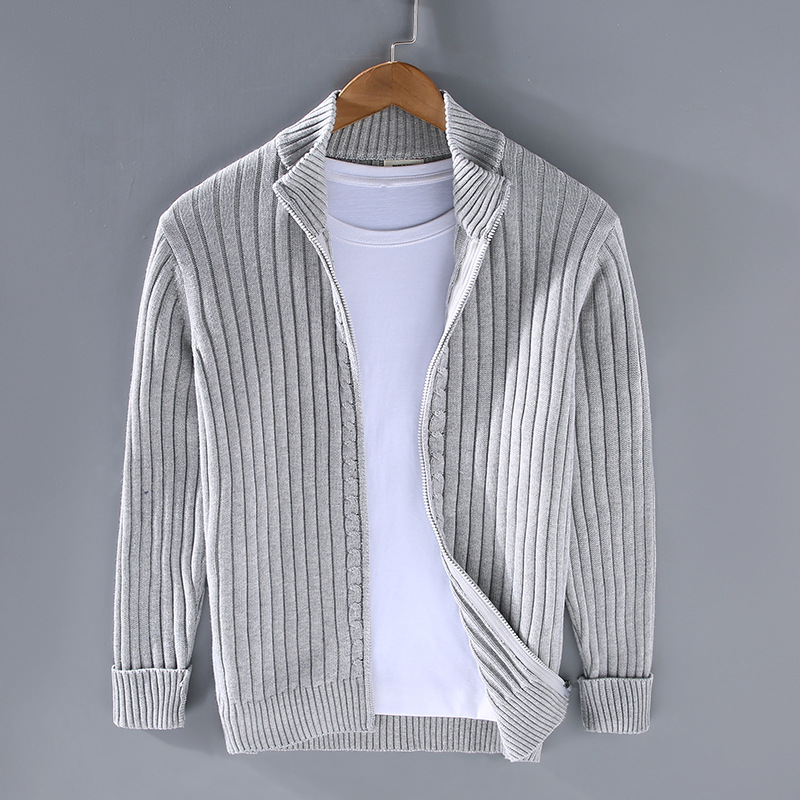 Herren Strickjacke Baumwolle Bequem Premium Qualität