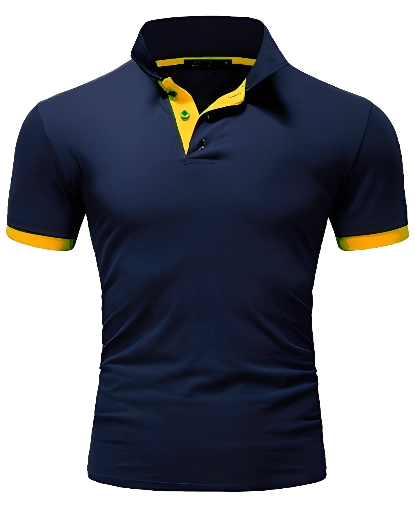 Herren Poloshirt Slim Fit Stilvoll Weißen