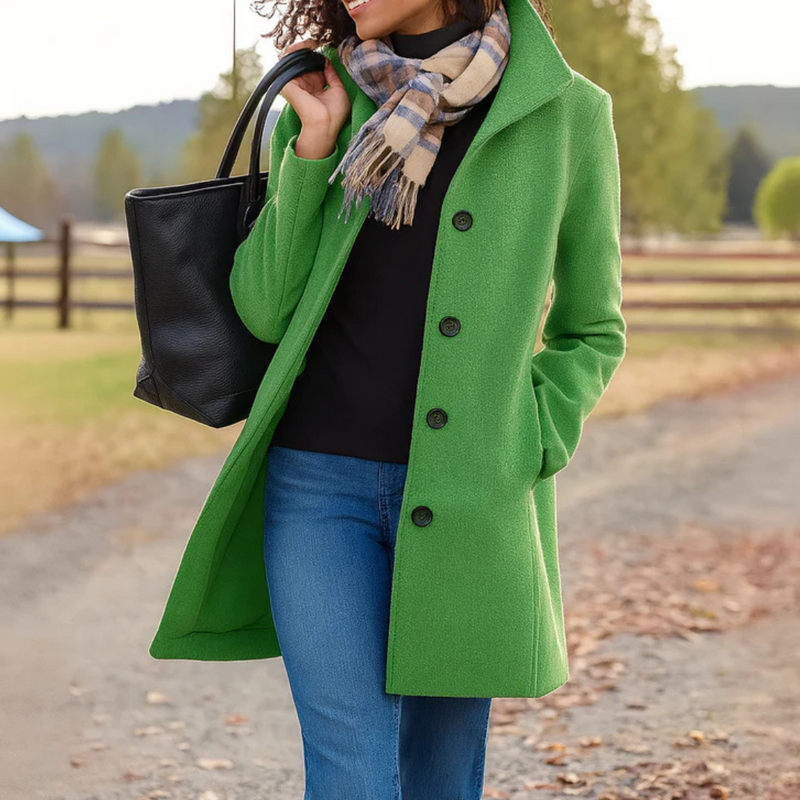 Klassische Herrenjacke mit Knöpfen Modern