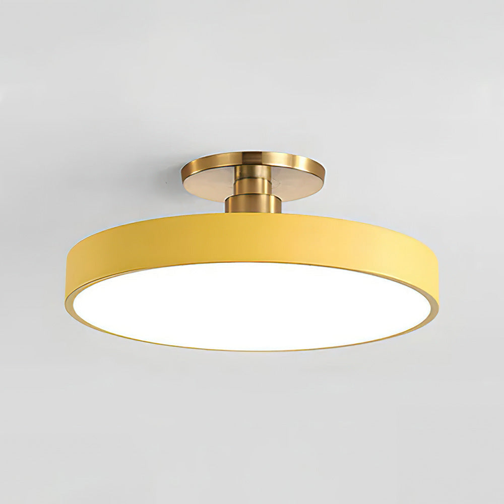 LED Deckenleuchte Modern Gold Mit Dimmfunktion