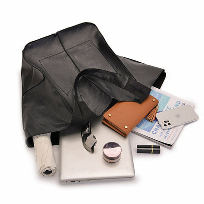 Große Leder-Handtaschen Damen Reise Tasche