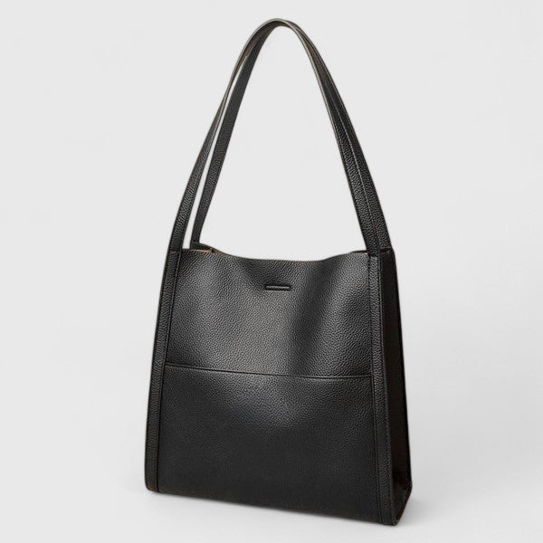 Damen Schultertasche Einfach Minimalistisch Schwarz