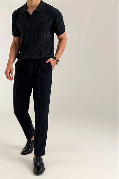 Elegantes Herren Poloshirt Kurzarm Zeitlos