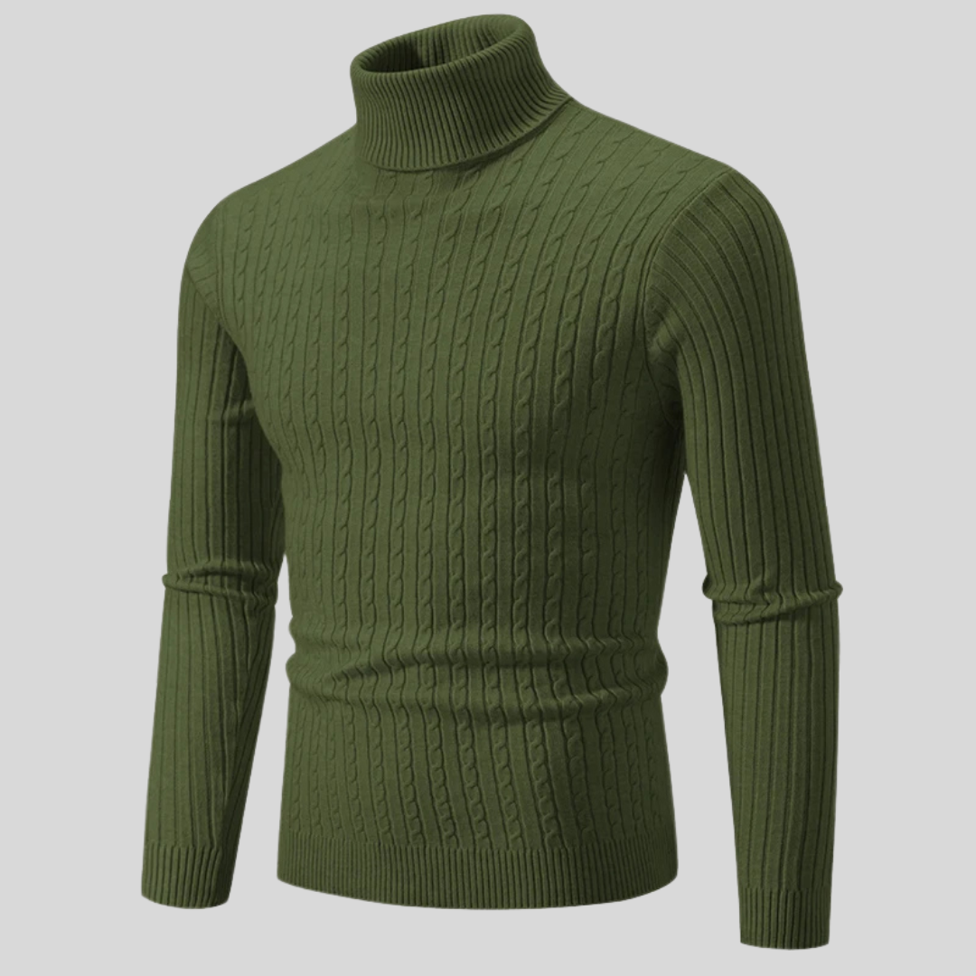 Stilvoller Rollkragenpullover Modern Warm